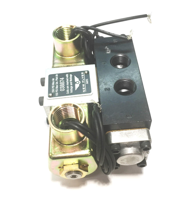 New Flyer 4-Way Solenoid Valve Assembly 038874 NOS