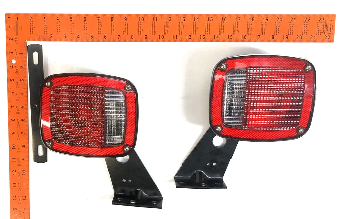 FoMoCo Ford Tail Light Assembly Set With Brackets 6C34-13404-AA USED TAKEOFF
