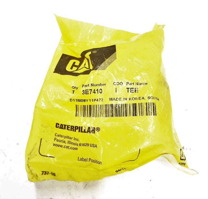 Caterpillar CAT OEM Tee Adapter 3E-7410 NOS