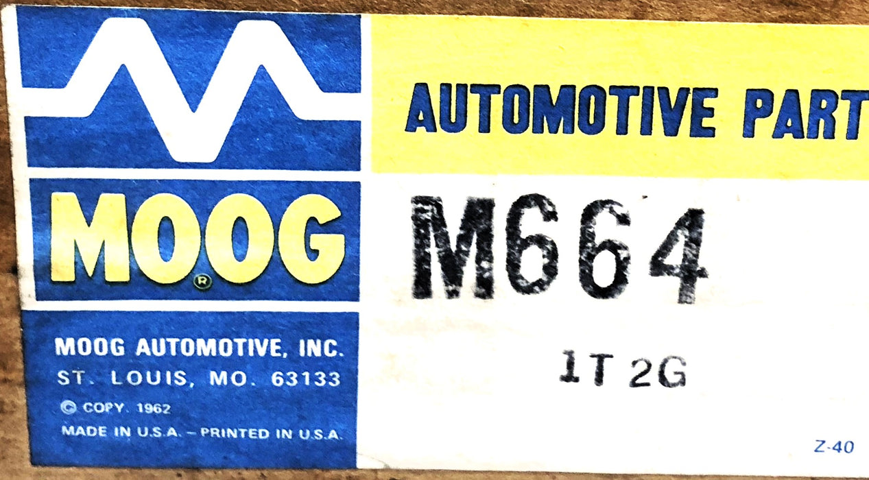 Moog Power Steering Pressure Line Hose M664 NOS