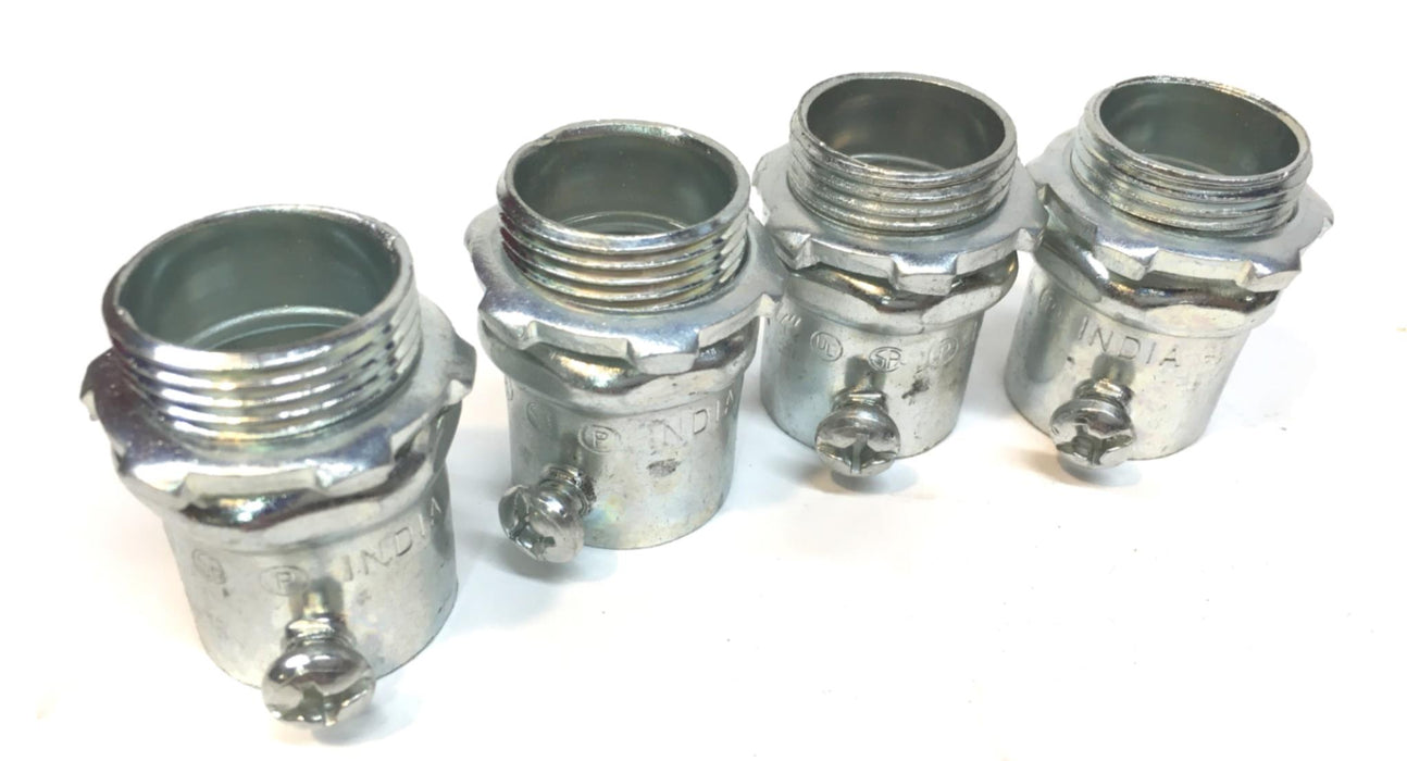Thomas And Betts TC122A 3/4" EM Set Screw Connector [ LOT OF 4 ]