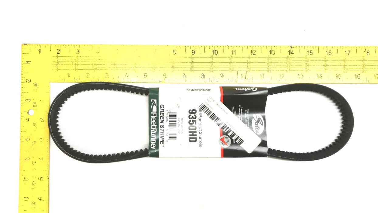 Gates 1/2" x 35-15/32" Heavy Duty Accessory Drive Belt XL-9350HD NOS