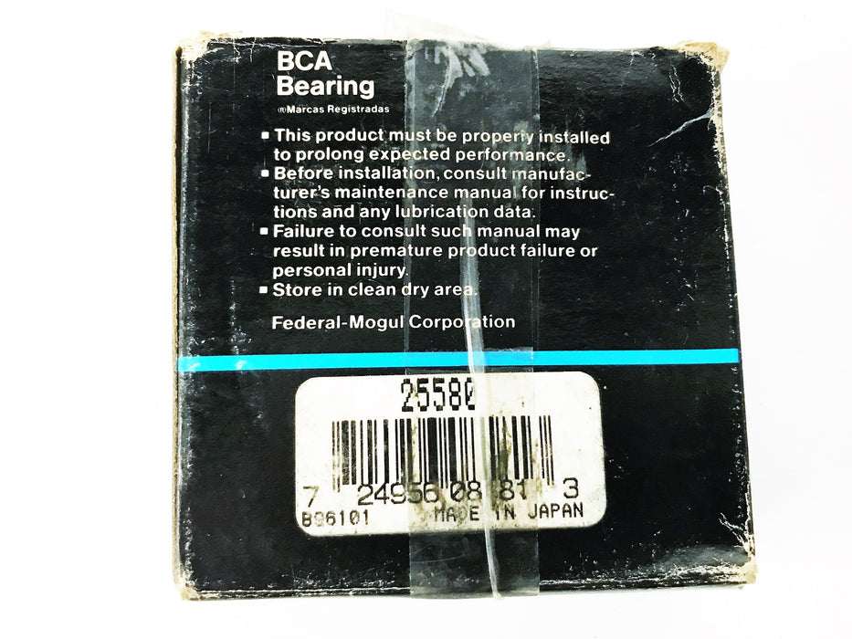 Federal Mogul Tapered Roller Bearing 25580 NOS