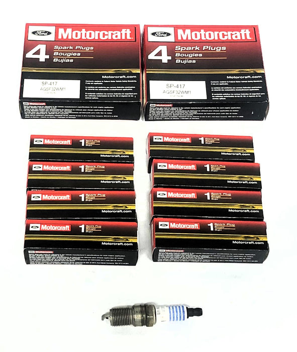 Motorcraft Ford Set Of 4 Spark Plugs SP-417 (AGSF32WM1) [Lot of 2] NOS