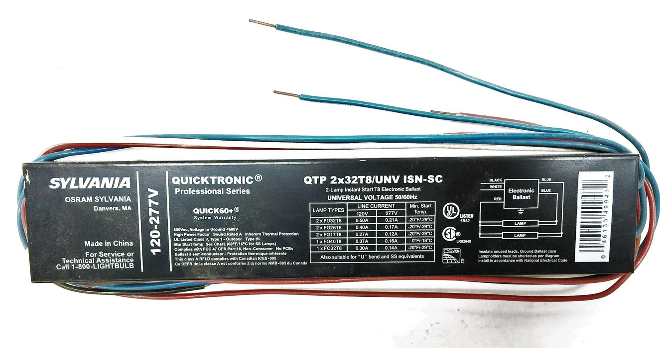 Sylvania Quicktronic Ballast 120-277V [Lot of 3] NOS