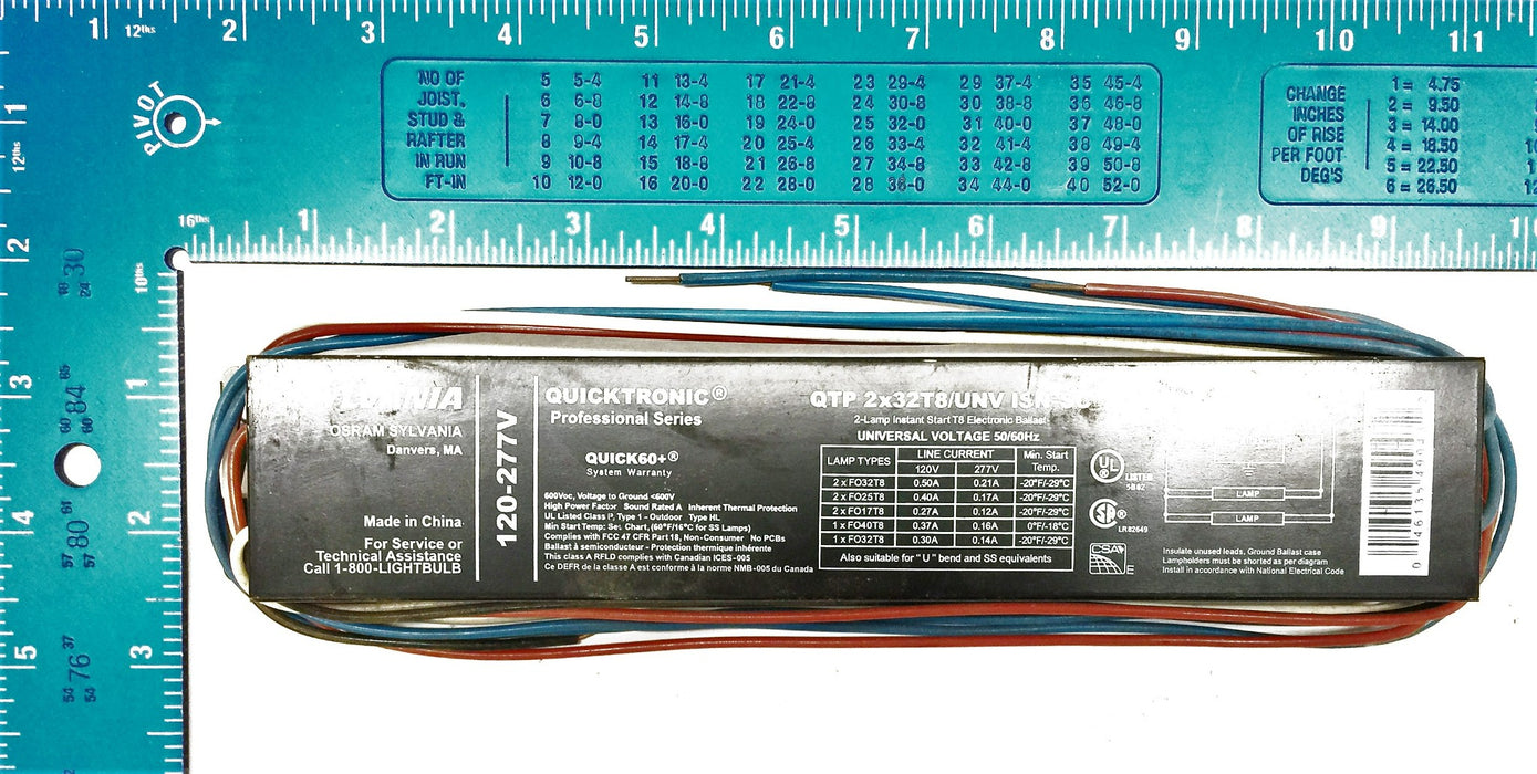 Sylvania Quicktronic Ballast 120-277V [Lot of 3] NOS