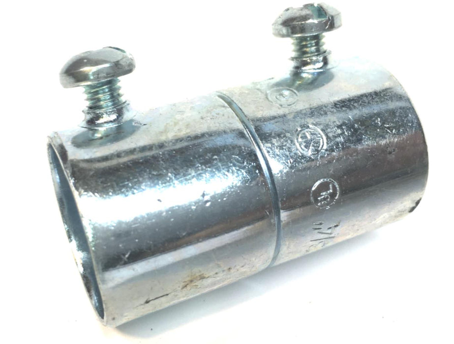 THOMAS & BETTS TK122A 3/4" SET SCREW CONDUIT COUPLET EMT STEEL CITY [ LOT OF 5 ]