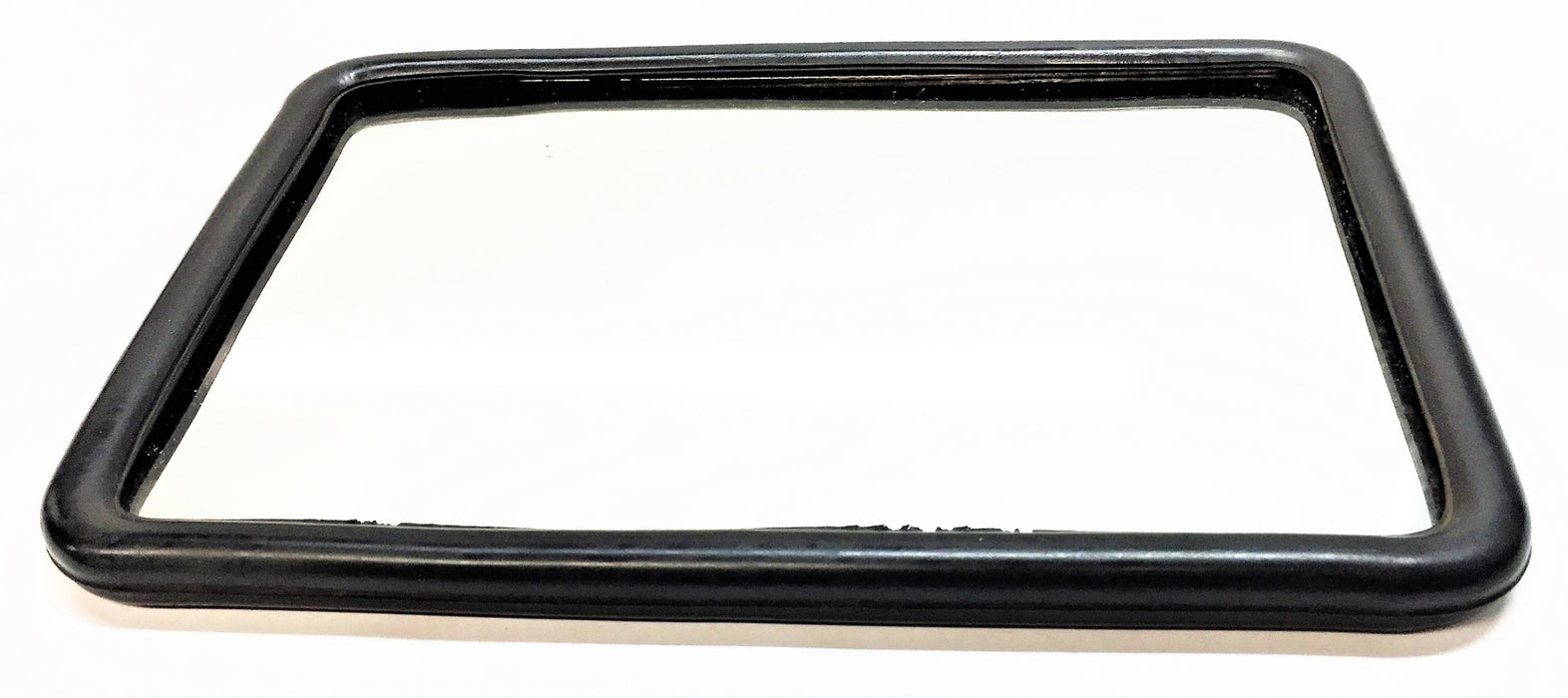 UNBRANDED 6" x 9" Rectangular Mirror with Rubber Edge Guard NOS