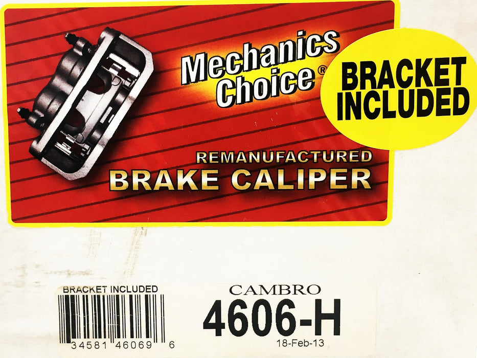 Mechanic's Choice Cambro Brake Caliper 4606-H REMANUFACTURED