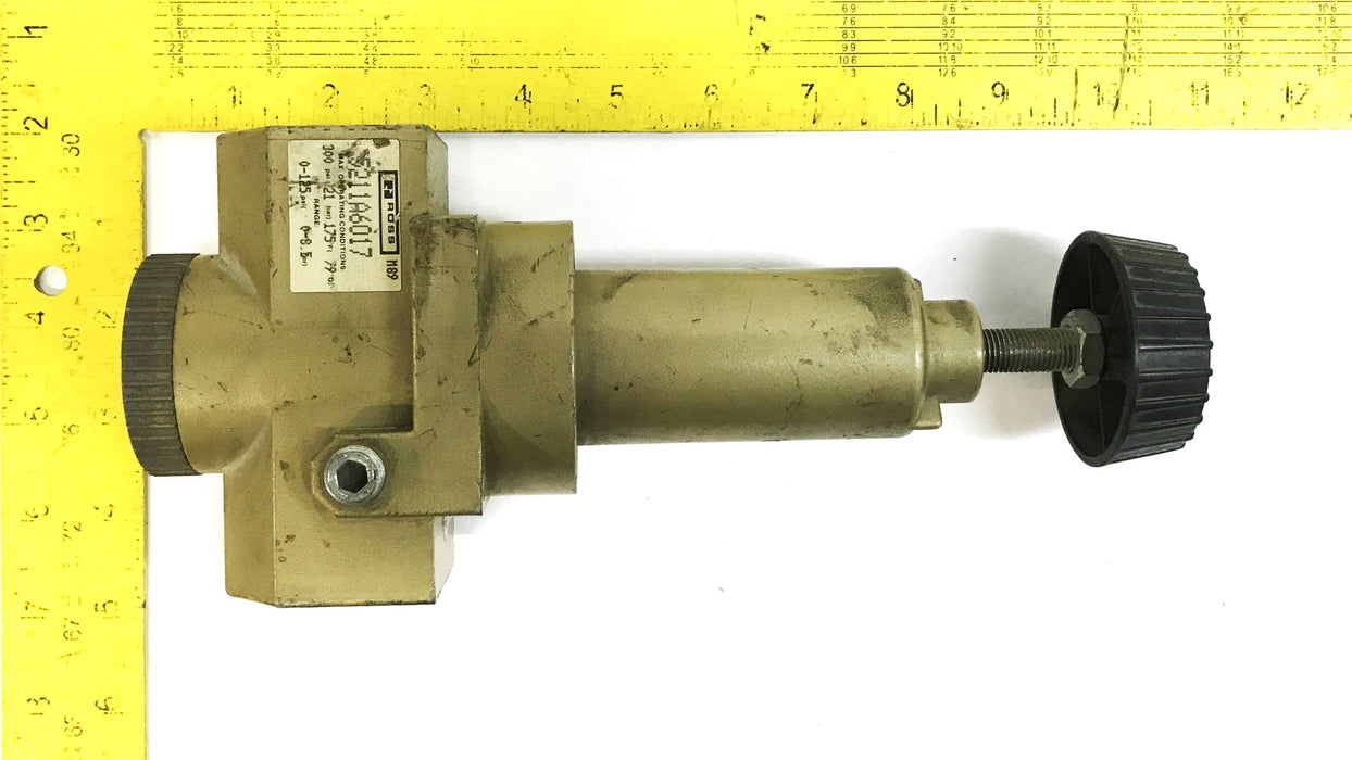 Ross Pneumatic Filter Regulator 5211A6017 USED