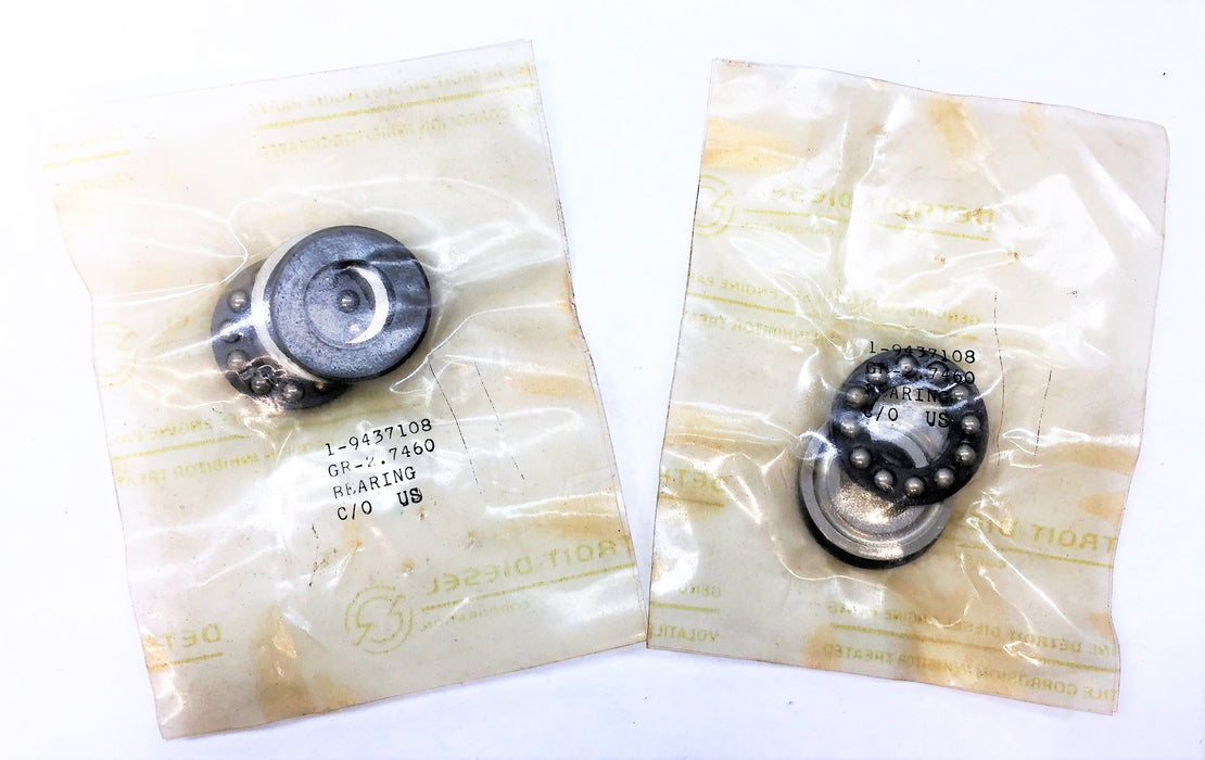 DETROIT DIESEL Bearing 9437108 [Lot of 2] NOS