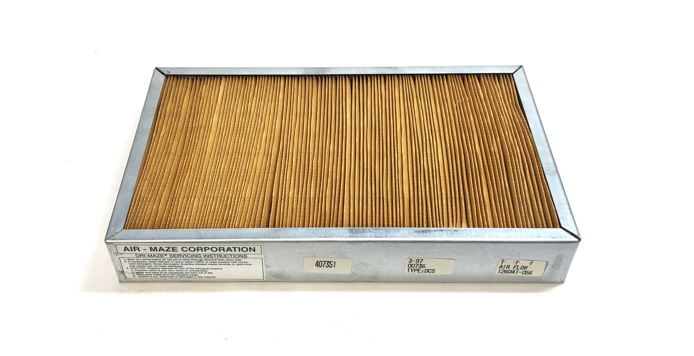 Air-Maze 8 1/2"X 14 1/4" X 2 3/16" Air Filter 407351 NOS