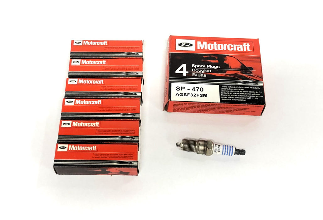 Motorcraft Ford Spark Plugs SP-470 (AGSF32FSM) [Lot of 6] NOS
