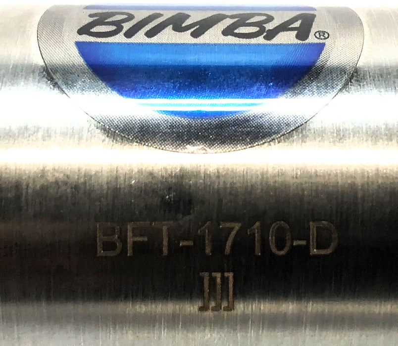 Bimba Pneumatic Cylinder BFT-1710-D NOS