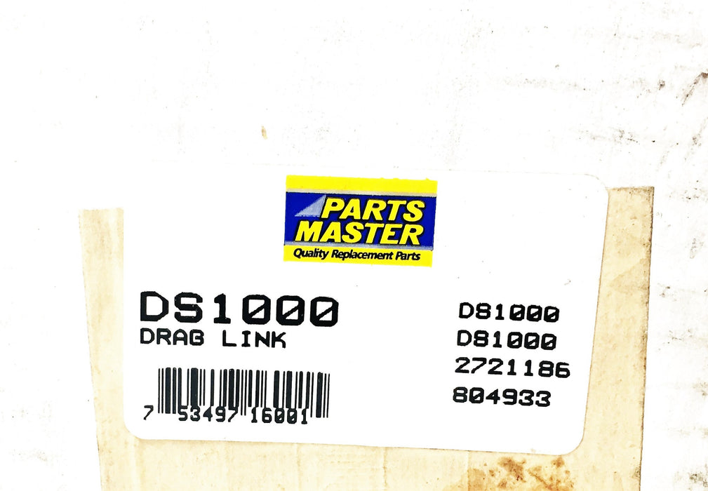 Parts Master Drag Link DS1000 NOS