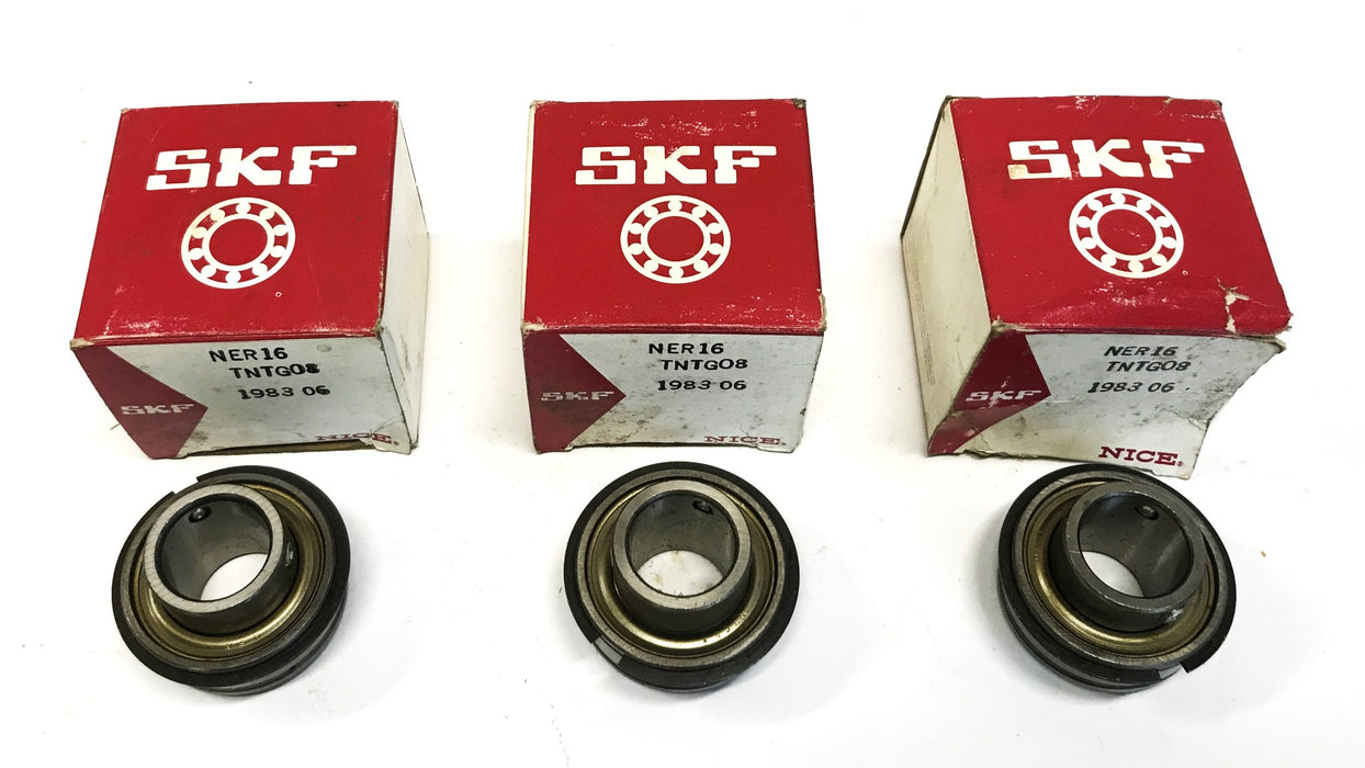 SKF Insert Bearing Unit NER16 [Lot of 3] NOS