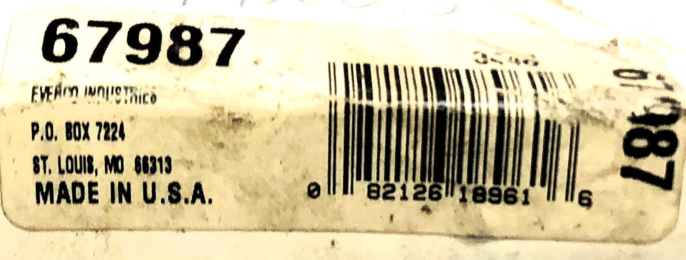 Everco Power Steering Pressure Line Hose 67987 NOS
