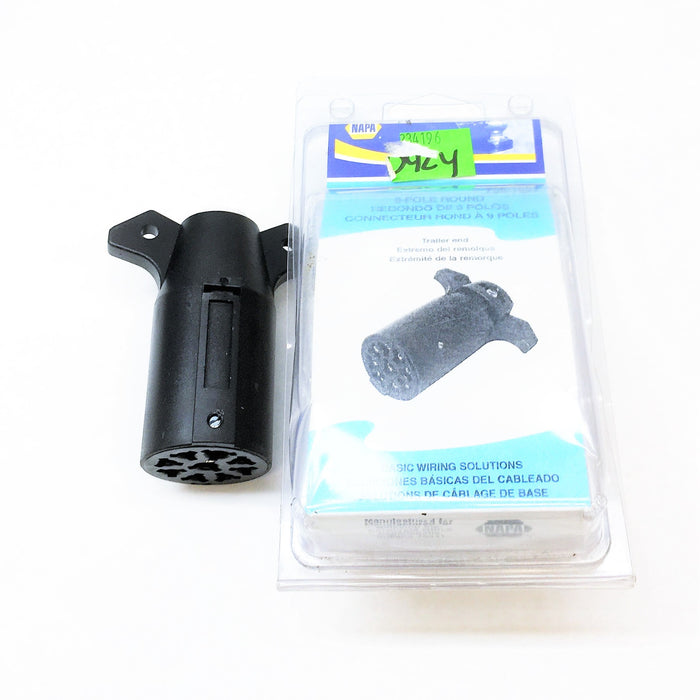 NAPA 9-Pole Round Trailer Connector 755-1537 [Lot of 2] NOS
