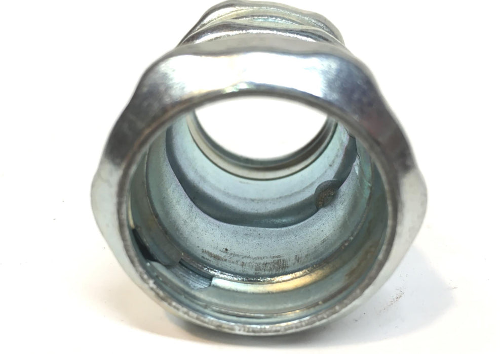Steel City Compression Connector, Zinc Plated Steel, EMT Conduit, 1 [ LOT OF 4 ]