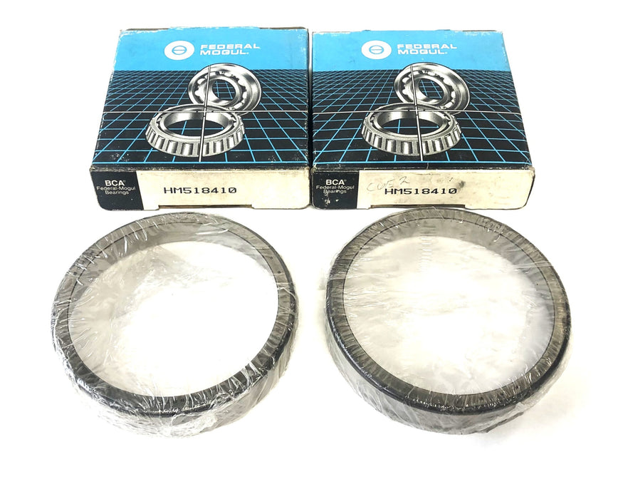 Federal Mogul BCA Bower Tapered Roller Bearing Cup HM518410 [Lot of 2] NOS