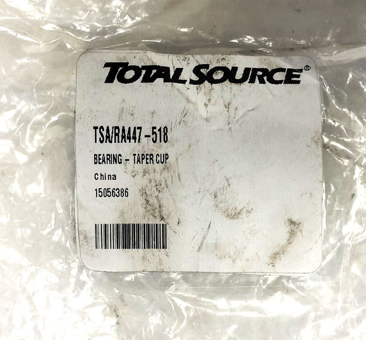 Total Source Tapered Bearing Cup 07196 (TSA/RA447-518) [Lot of 4] NOS