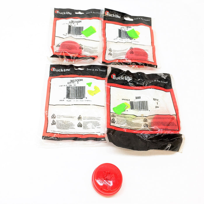 Truck-Lite Red Marker Light 30200R [Lot of 4] NOS