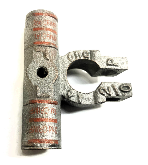 Unbranded Orange Flag 1/2" Stud 2/0 AWG Battery Terminal ORG [Lot of 3] NOS