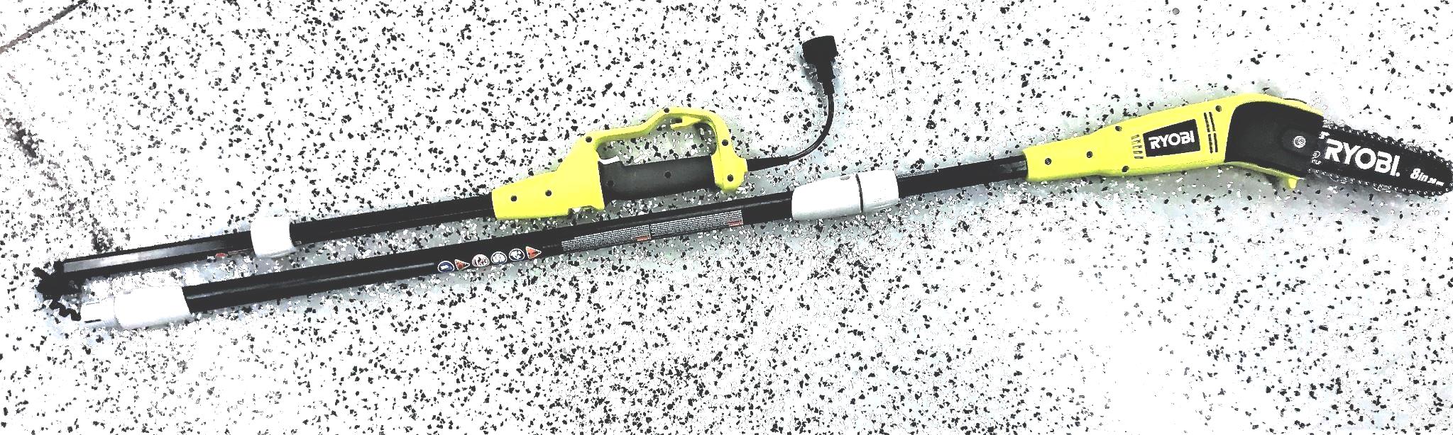 RYOBI 8" ELECTRIC POLE SAW ASSEMBLED INCORRECTLY/FULLY FUNCTIONAL RY43161 NOS