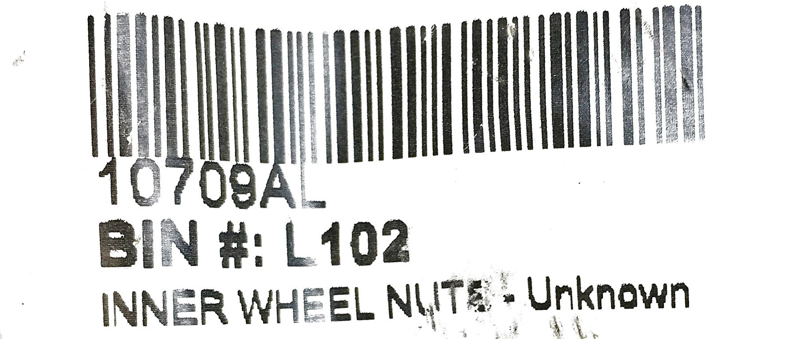Budd Inner Wheel Nut LH 10709AL [Lot of 5] NOS