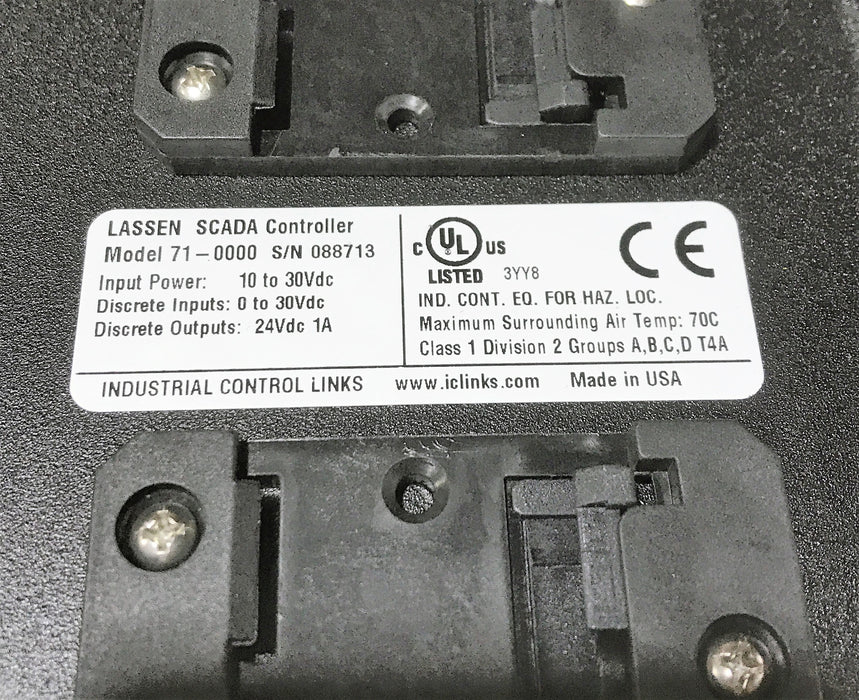 Lassen Supervisory Control & Data Acquisition SCADA Controller 71.0000 NOS