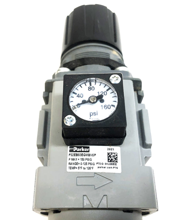 Parker Compact Global Modular Filter/Regulator P32EB93EGMBN5P NOS