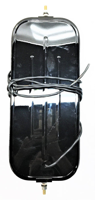 ROSCO 7" X 16" Black Heated Rectangular Mirror A10135 NOS