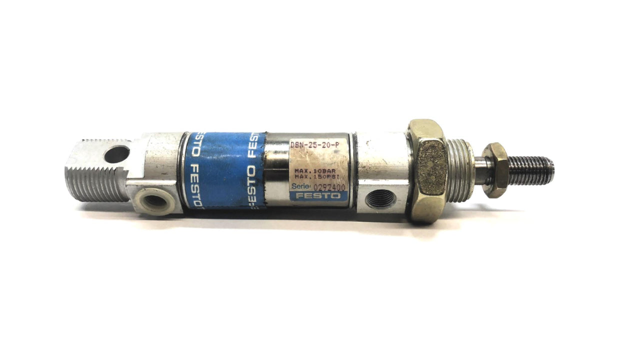 Festo 10 Bar / 150 PSI Max Pneumatic Cylinder DSNU-25-20-P NOS
