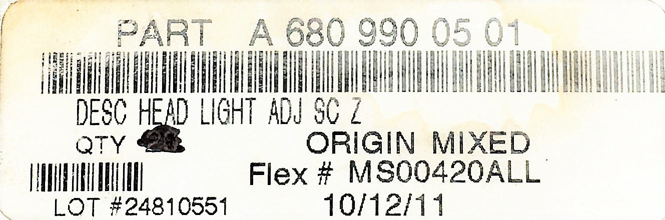 Freightliner Screw A-680-990-05-01 [Lot of 2] NOS