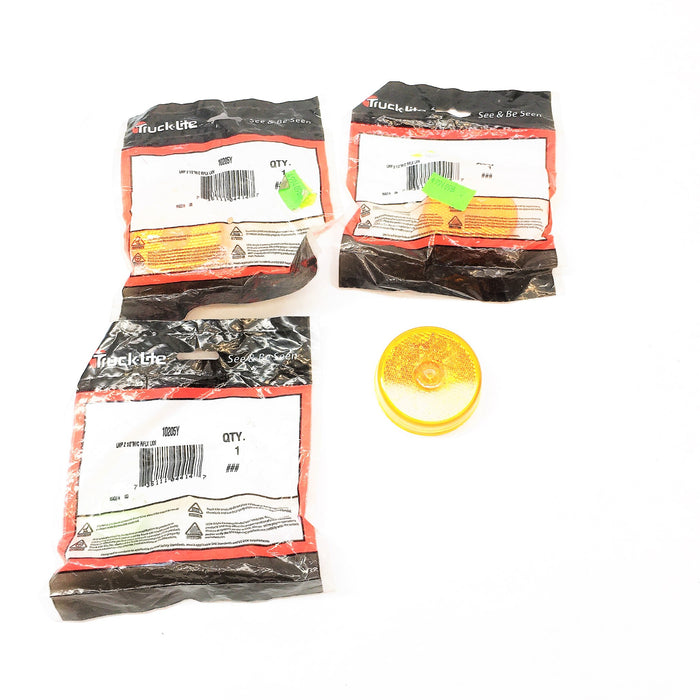 Truck-Lite 2.5" Yellow Amber Light 10205Y [Lot of 3] NOS
