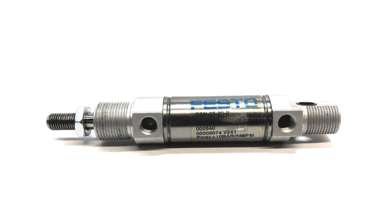 Festo 10 Bar / 145 PSI Max Pneumatic Cylinder DSN-25-20-P NOS