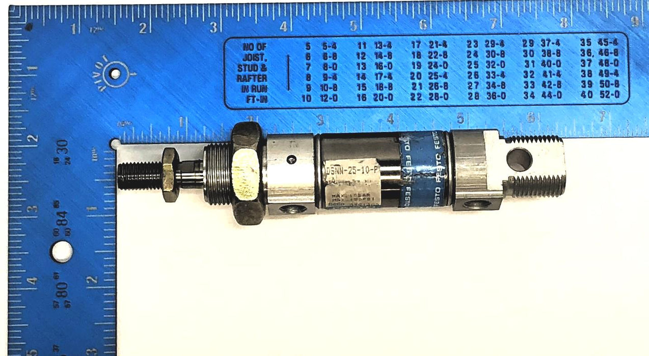 Festo 10 Bar / 150 PSI Max Pneumatic Cylinder DSNN-25-10-P-A NOS