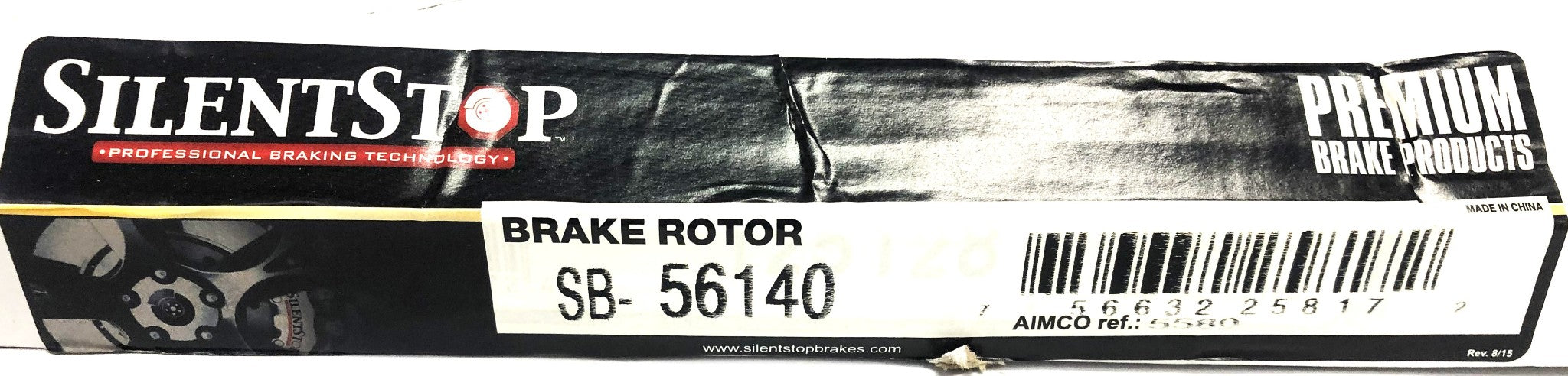 Silent Stop Front Disc Brake Rotor SB-56140 NOS