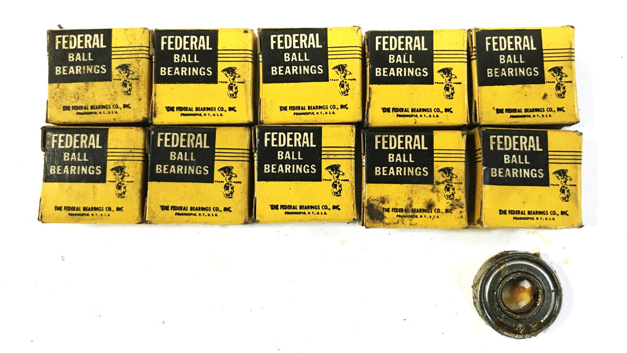 Federal Bearing 7/8 inch Deep Groove Ball Bearing S3RFN [Lot of 10] NOS