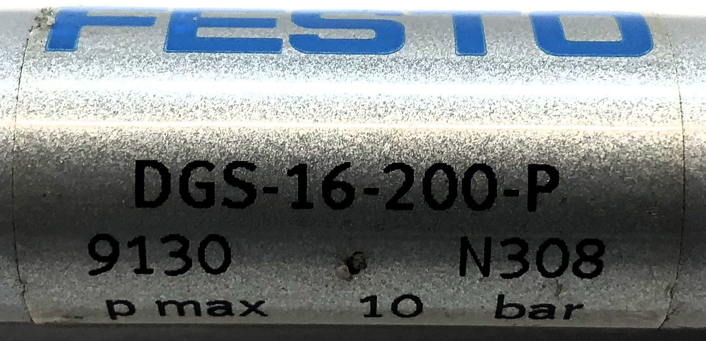 Festo 10 Bar Max Pneumatic Cylinder (No Nut) DGS-16-200-P NOS