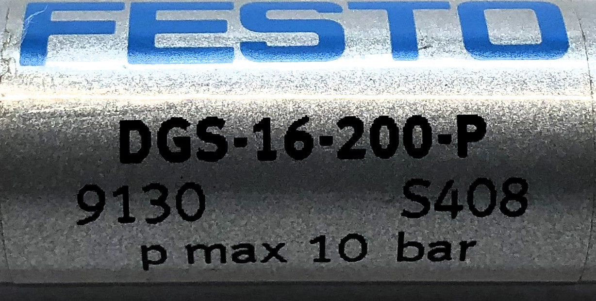 Festo 10 Bar Max Pneumatic Cylinder DGS-16-200-P NOS