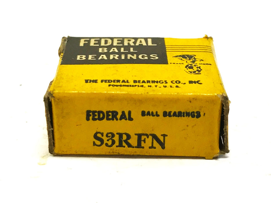 Federal Bearing 7/8 inch Deep Groove Ball Bearing S3RFN [Lot of 10] NOS