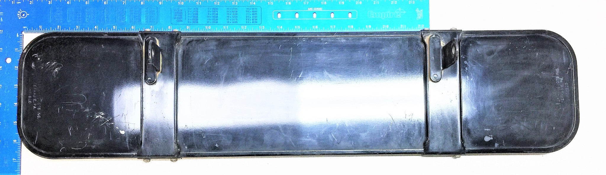 DELBAR PRODUCTS 30-1/2" X 7" Mirror with Off-Center Mounting Bracket HR-820 USED