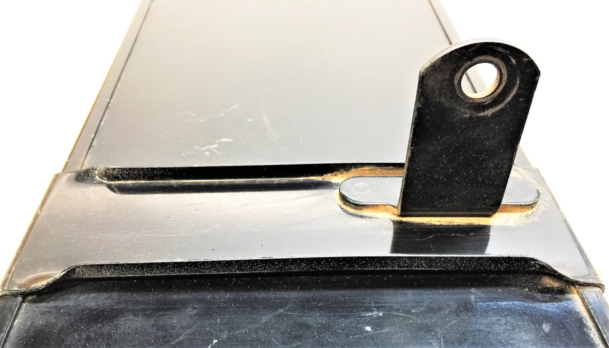 DELBAR PRODUCTS 30-1/2" X 7" Mirror with Off-Center Mounting Bracket HR-820 USED