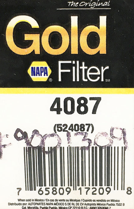 NAPA Gold Cooling System Filter 4087 NOS