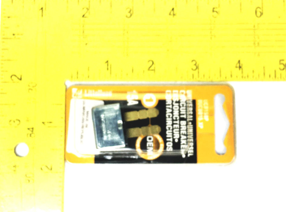 Littelfuse 15A Universal Circuit Breaker UCB15BP [Lot of 4] NOS
