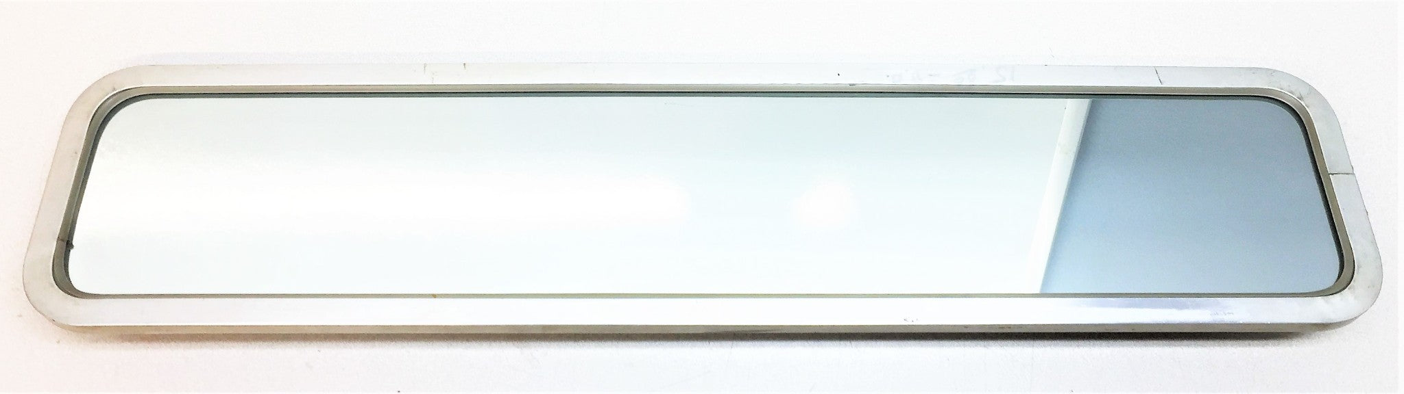 UNBRANDED 30-1/2" X 7" Bus/Truck Mirror w/ Off-Center Mounting Bracket USED