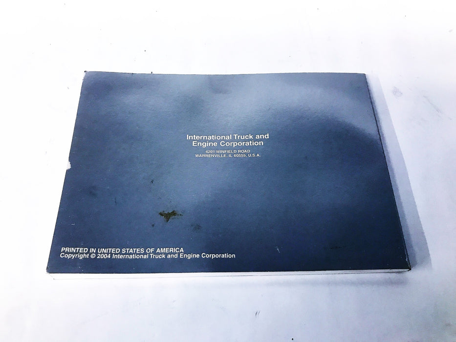 International Engine Operation And Maintenance Manual 1171819R4 NOS