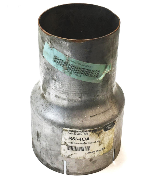 Grand Rock 4" OD to 5" ID Exhaust Reducer 8 Inch Length R51-40A NOS
