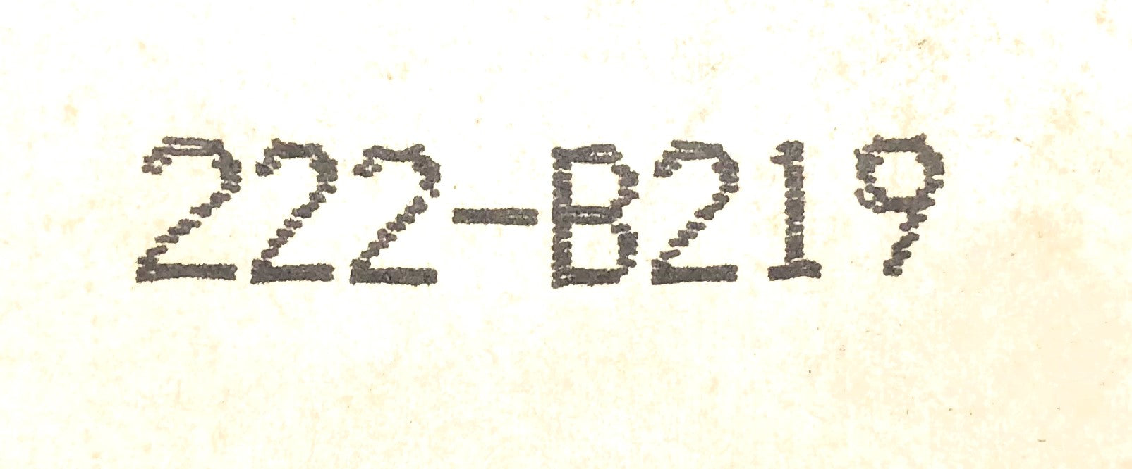 Federal-Mogul Engine Timing Belt 222-B219 NOS